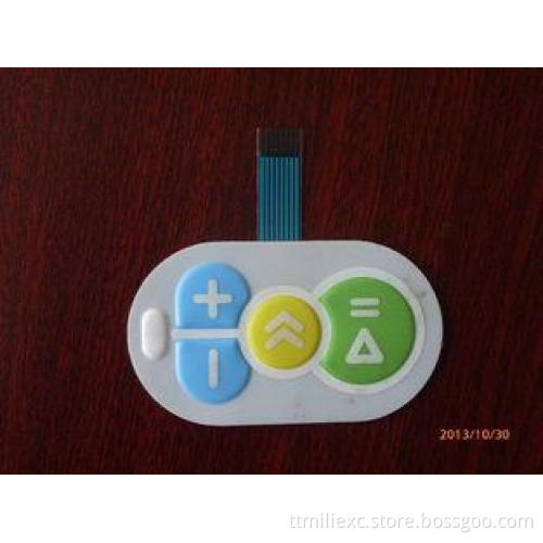 0.05-1.0mm waterproof Membrane Switch Keyboard 3M467 & 3M46